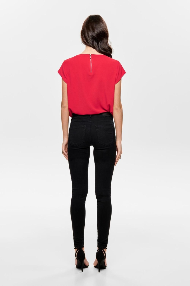 onlVIC S/S SOLID TOP NOOS WVN 15142784 High Risk Red